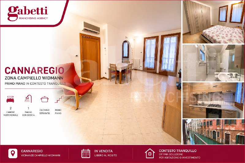 https://www.gabettivenezia.it/Appartamento vendita Venezia Via Cannaregio, € 395.000, 2 camere, 82 mq, Primo piano